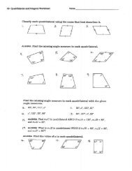 quadrilateral and polygon worksheet