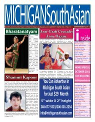 Sep 2011 - Michigan South Asian