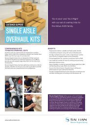 SINGLE AISLE OVERHAUL KITS - Messier-Bugatti-Dowty