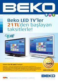 21 TL'den baÅlayan taksitlerle! - Beko