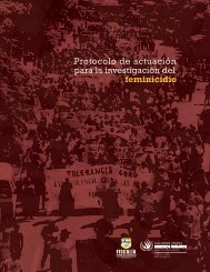 Protocolo de actuaciÃ³n para la investigaciÃ³n del feminicidio - Oacnudh