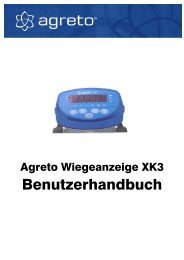 Benutzerhandbuch Wiegeanzeige XK3 - Warenhaus-Geissler