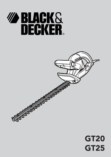 Instruction Manual - Service - Black & Decker