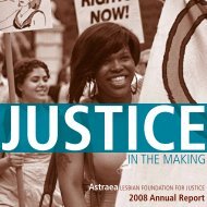 Justice in the Making - Funders for Lesbian and Gay Issues