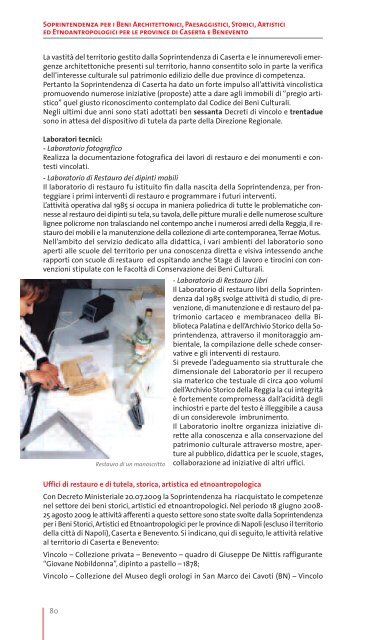 soprintendenza per i beni architettonici - Ufficio Studi MiBAC ...