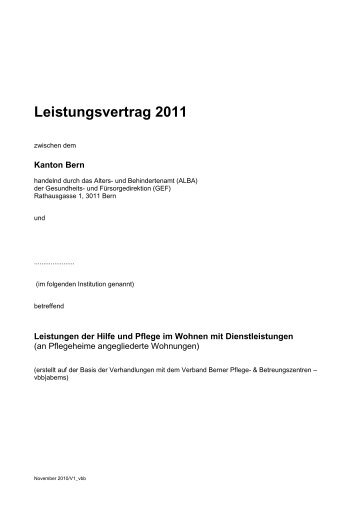 Leistungsvertrag 2011 - vbb|abems