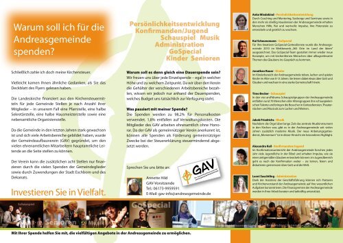 GAV - Andreasgemeinde NiederhÃ¶chstadt