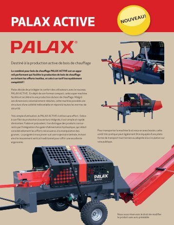 Palax Active Brochure - Hakmet Ltd.