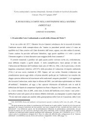 IL RUOLO DELLA CORTE NELLA DEFINIZIONE ... - Gruppo di Pisa