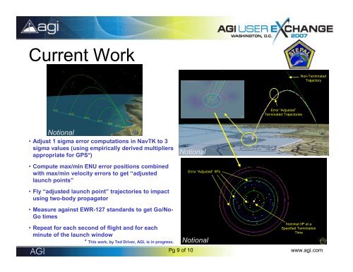 NavTK/TGRS Modeling: - AGI