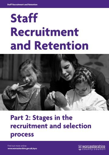Part 2: Stages in the recruitment and selection process - 4Children