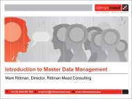 Introduction to Master Data Management - Rittman Mead Consulting