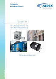 zum Katalog > Zubehör - Technische Produktinformationen - Aerex