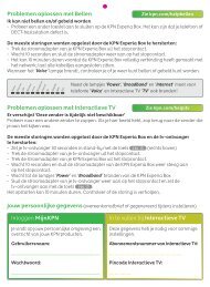 Problemen oplossen met Interactieve TV Problemen oplossen met ...