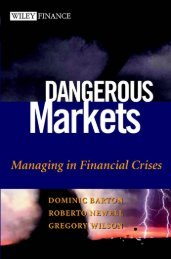 Dangerous Markets: Managing in Financial Crises - Arabictrader.com