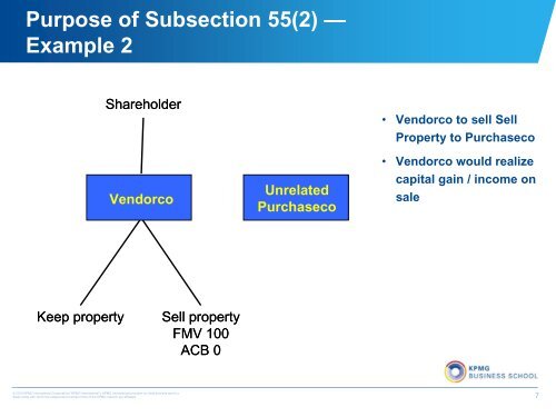 Exceptions from Subsection 55(2) - CCH Canadian