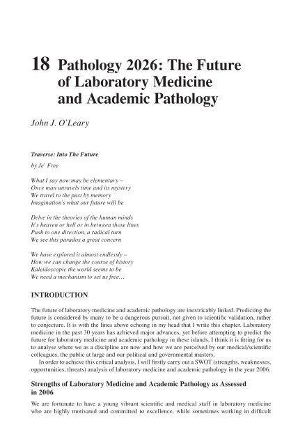 The Future of Laboratory Medicine and Academic Pathology