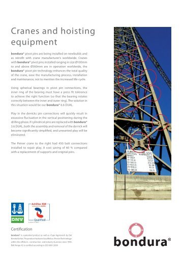 cranes and hoisting equipment.indd - Bondura