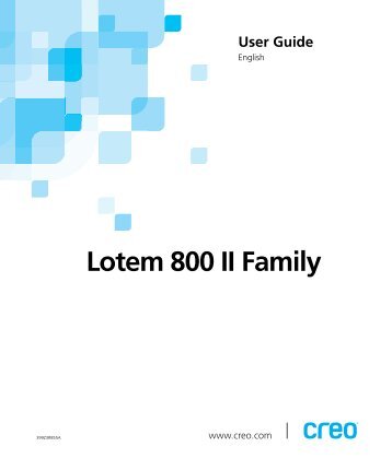 Lotem 800 II Family - Kodak
