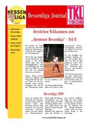 Hessenliga Journal - Tennisklub Langen eV
