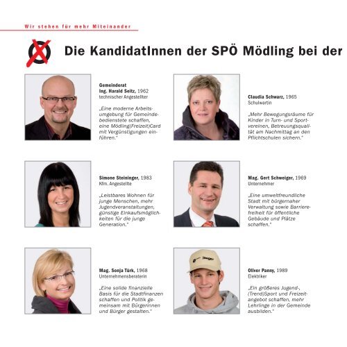 Klicken Sie auf das Bild um Kandidatinnenliste  der - SPÃ– MÃ¶dling