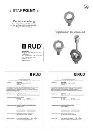 Anschlagpunkte - schweiÃŸbar - IT-Service - RUD