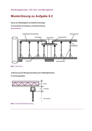 MusterlÃ¶sung zu Aufgabe 8.2 - Schalungsplanung