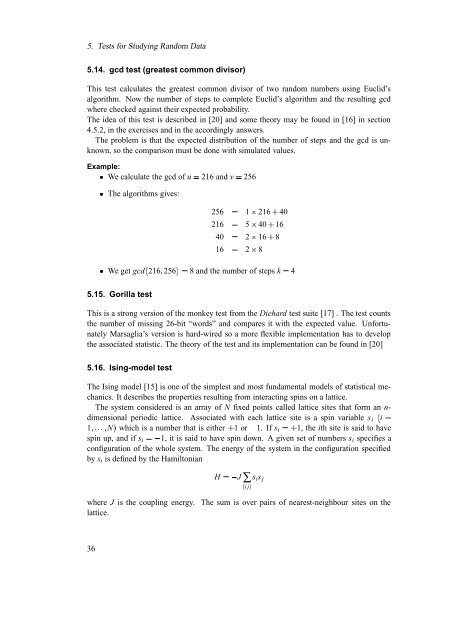 A Random Number Generator Test Suite for the C++ ... - ETH ZÃ¼rich