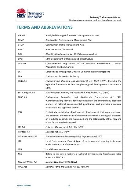 Glenbrook Sation REF (pdf 3.15MB) - Transport for NSW - NSW ...