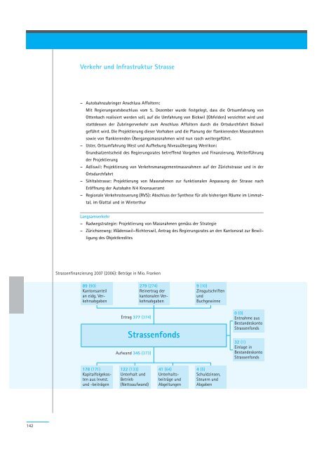 Geschäftsbericht 2007 - Regierungsrat - Kanton Zürich