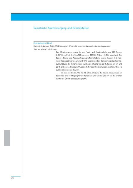 Geschäftsbericht 2007 - Regierungsrat - Kanton Zürich