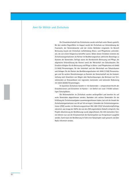 Geschäftsbericht 2007 - Regierungsrat - Kanton Zürich