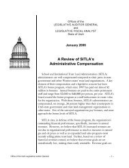 A Review of SITLA's Administrative Compensation - Utah State ...