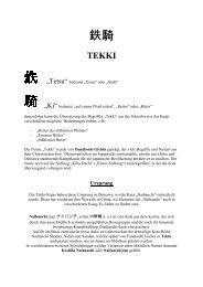 Tekki-Katas - Karate im ATS Kulmbach
