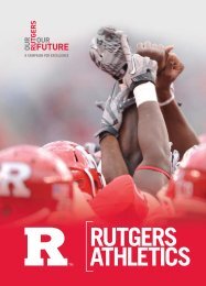 AtHLetIC sCHOLArsHIPs - Rutgers