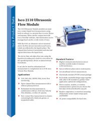 Isco 2110 Ultrasonic Flow Module (PDF)