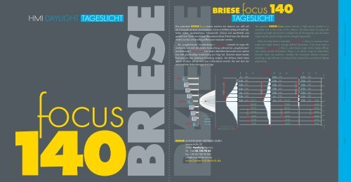 BRIESE focus140 TAGESLICHT DAYLIGHT HMI TAGESLICHT