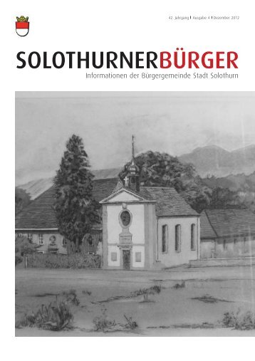 SOLOTHURNERBÃRGER - BÃ¼rgergemeinde Stadt Solothurn