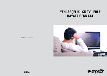 LCD Tv ve LED Tv - Arçelik