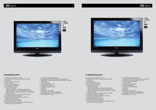 LCD Tv ve LED Tv - Arçelik