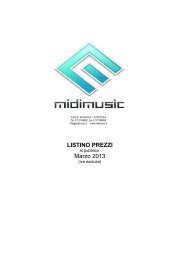 Listino al pubblico - Midi Music Srl