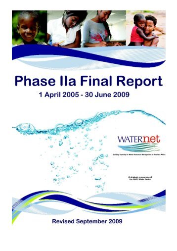 WaterNet Phase IIa Revised Final Report 1 April 2005 Ã¢Â€Â“ 30 June 2009