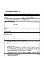 boarding application form - Royal Alexandra and Albert School