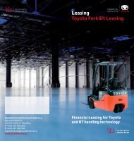 Leasing Toyota Forklift Leasing - Toyota Financial Services