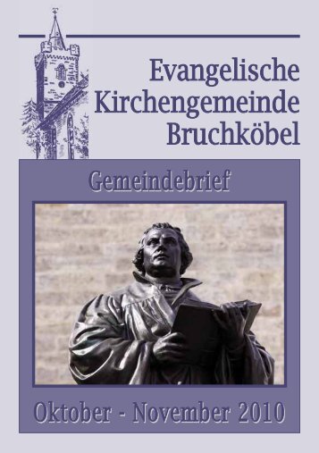 Gemeindebrief Oktober - November 2010 - Evangelische Kirche ...