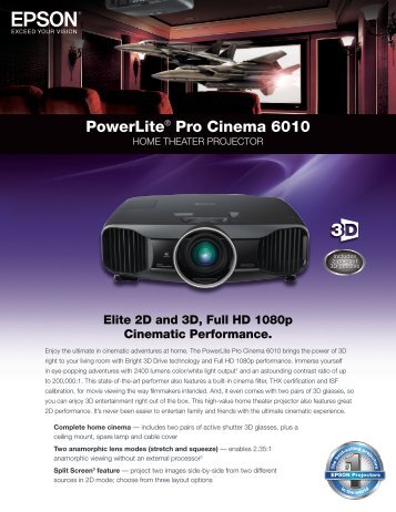 Powerlite® Pro Cinema 6010
