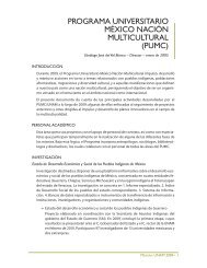 programa universitario mÃ©xico naciÃ³n multicultural (pumc) - UNAM