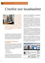 Checklist voor bouwkwaliteit - Wapening in Beton