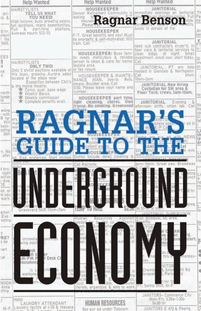 Ragnar's Guide to the Underground Economy - Paladin Press