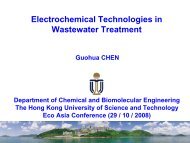 Electrochemical Technologies in Wastewater Treatment